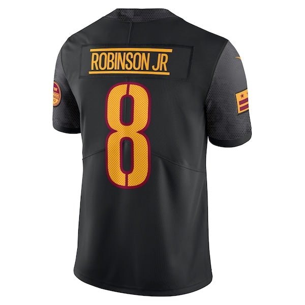 Brian Robinson Jr. Washington Commanders Nike  Vapor Untouchable Limited Jersey - Black/Burgundy