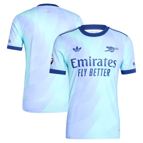 Arsenal adidas Originals 2024/25 Third Authentic Jersey - Aqua