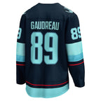 Frederick Gaudreau Seattle Kraken  Home Breakaway Jersey - Deep Sea Blue