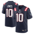 Mac Jones New England Patriots Nike Player Game Jersey - Navy/Red/White