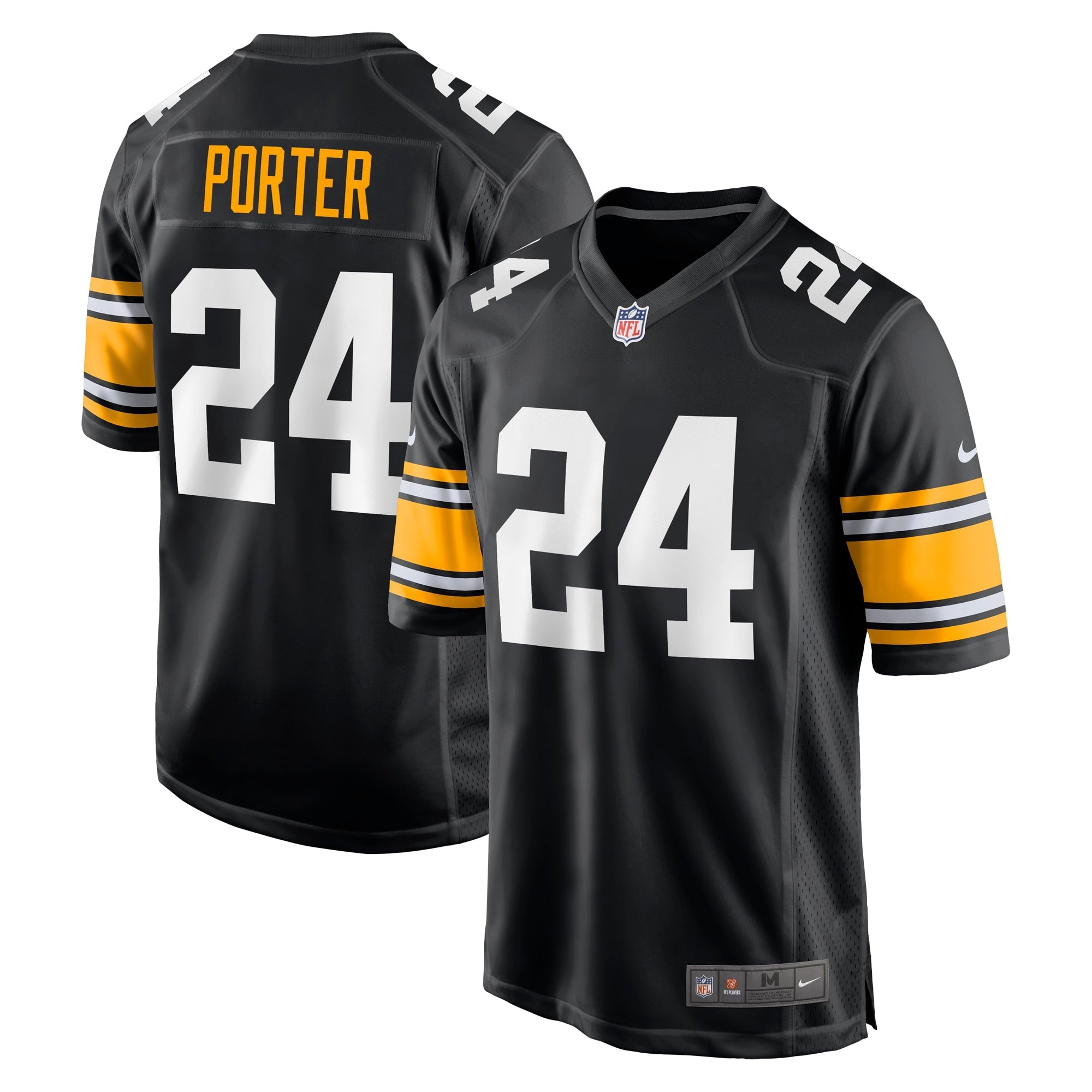 Joey Porter Jr. Pittsburgh Steelers Nike Away Game Jersey - White/Black