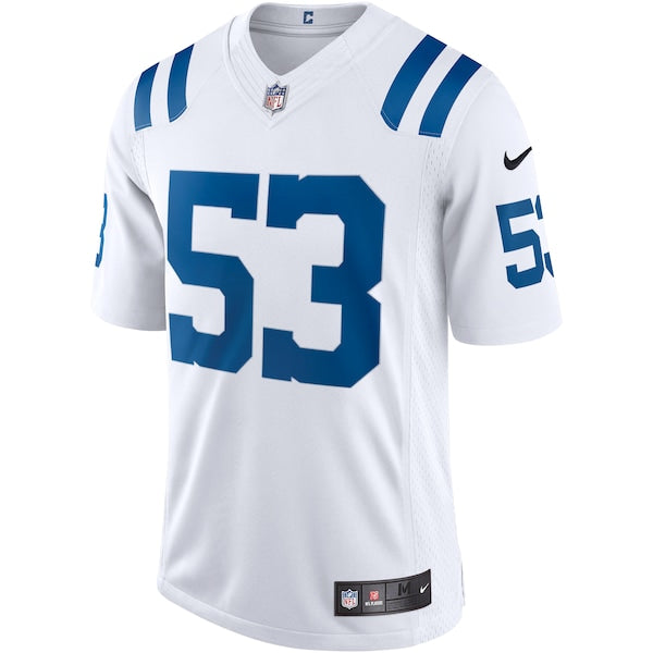Shaquille Leonard Indianapolis Colts Nike Vapor Limited Jersey - White/Royal