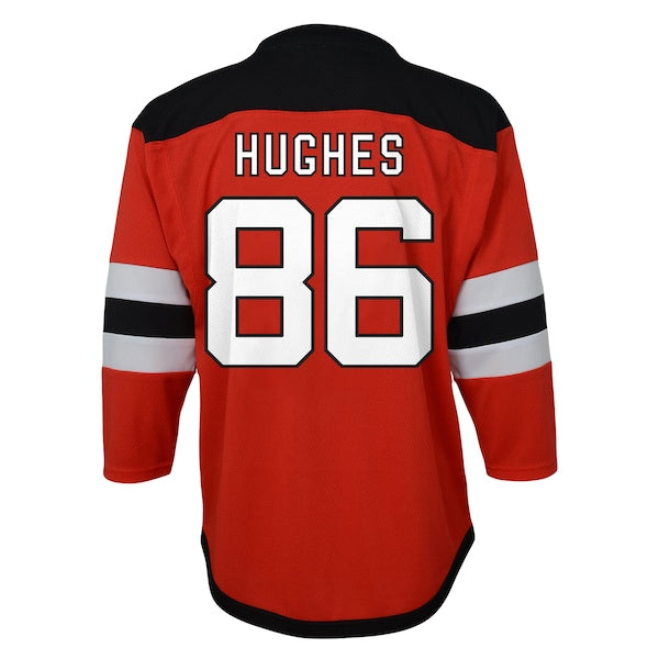 Jack Hughes New Jersey Devils Preschool Home Replica Player Jersey - Red