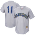 Edgar Martinez Seattle Mariners Cooperstown Collection Mesh Batting Practice Jersey - Charcoal