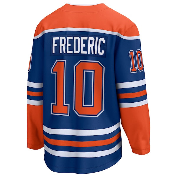 Trent Frederic Edmonton Oilers  Home Breakaway Jersey - Royal