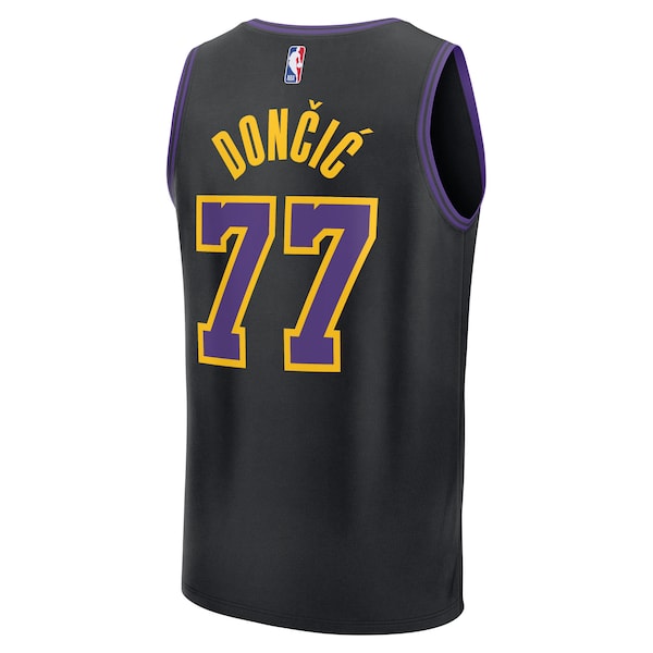 Luka Dončić Los Angeles Lakers  2025/26 City Edition Fast Break Jersey - Black