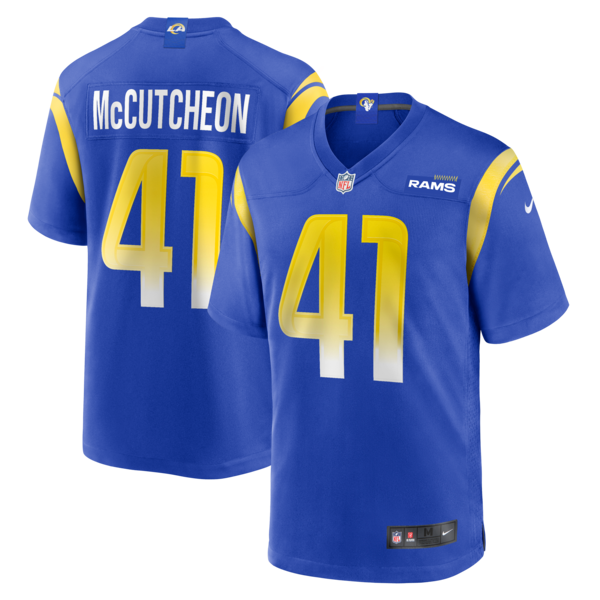 Cameron McCutcheon Los Angeles Rams Nike  Game Jersey - Royal