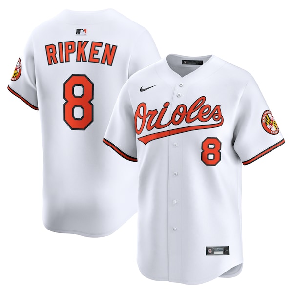 Cal Ripken Jr. Baltimore Orioles Nike Home Limited Retired Player Jersey - White