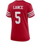 Trey Lance San Francisco 49ers Nike Women's Player Jersey - Scarlet/White