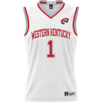 #1 Western Kentucky Hilltoppers GameDay Greats Youth Lightweight Basketball Jersey - White/Red/Black