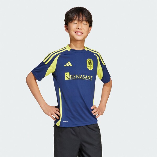 Nashville SC adidas Youth 2025 The Heart of Nashville Kit Replica Jersey - Navy