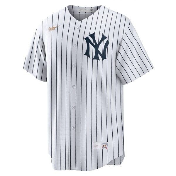 Babe Ruth New York Yankees Nike Home Cooperstown Collection Player Jersey - White/Gray
