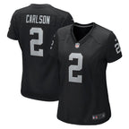 Daniel Carlson Las Vegas Raiders Nike Women's  Game Jersey -  Black