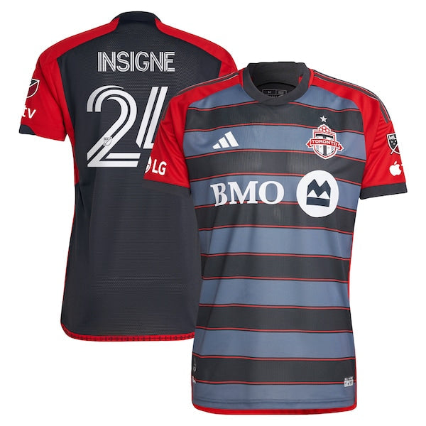 Lorenzo Insigne Toronto FC adidas 2023 Club Kit Authentic Player Jersey - Gray