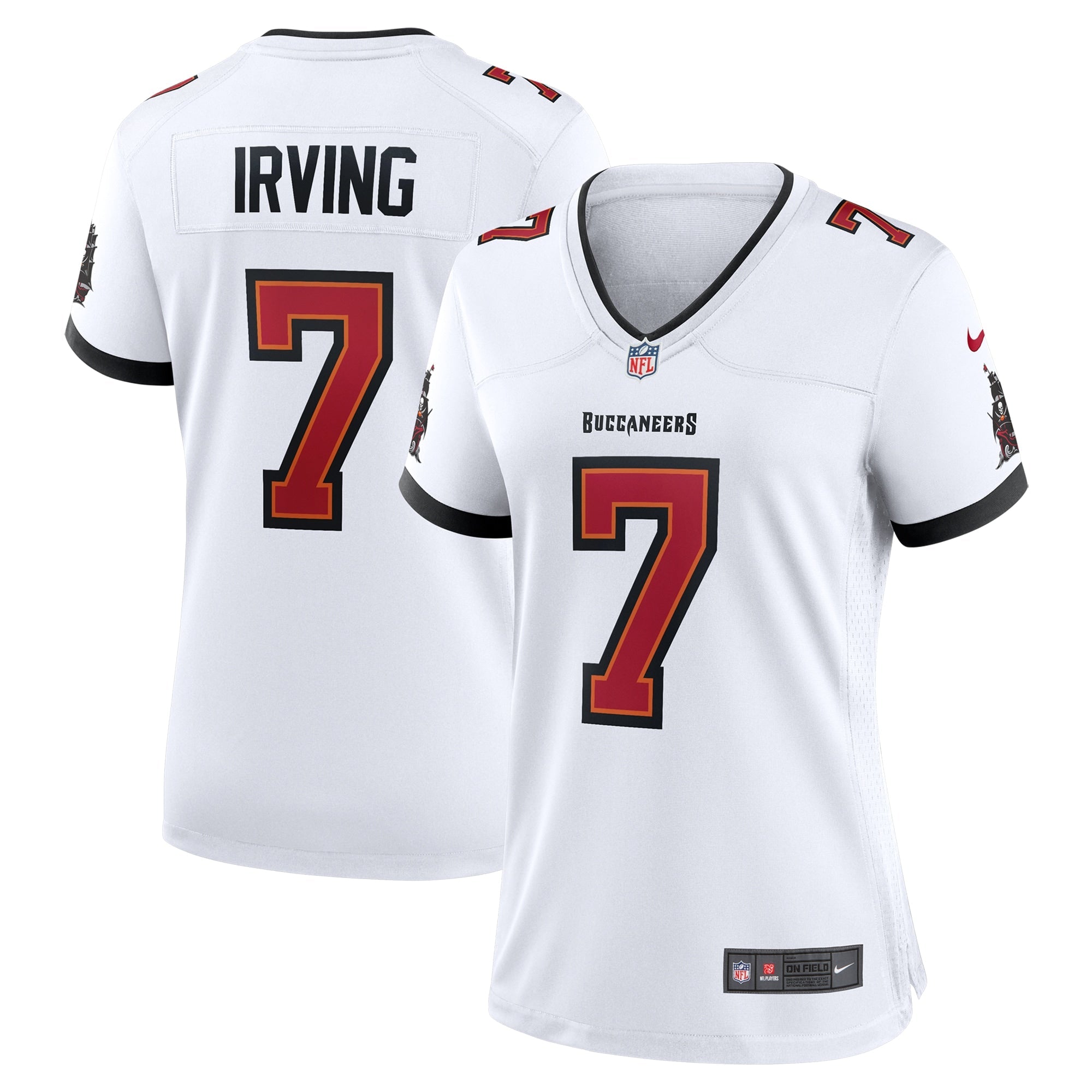 Bucky Irving Tampa Bay Buccaneers Nike Women's Alternate Game Jersey -  Pewter/Red/White