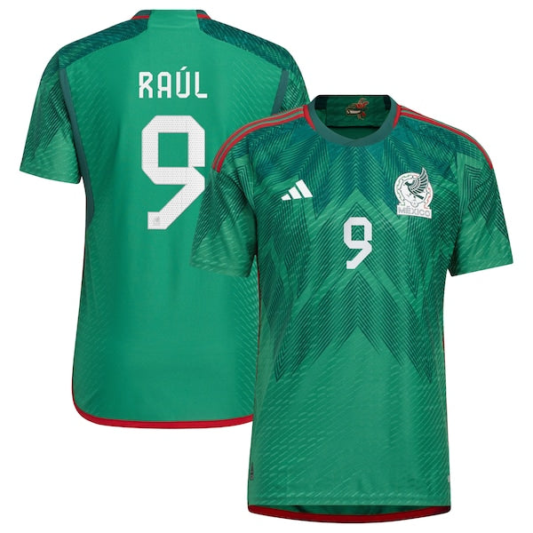 Raul Jimenez Mexico National Team adidas 2022/23 Home Authentic Player Jersey - Green