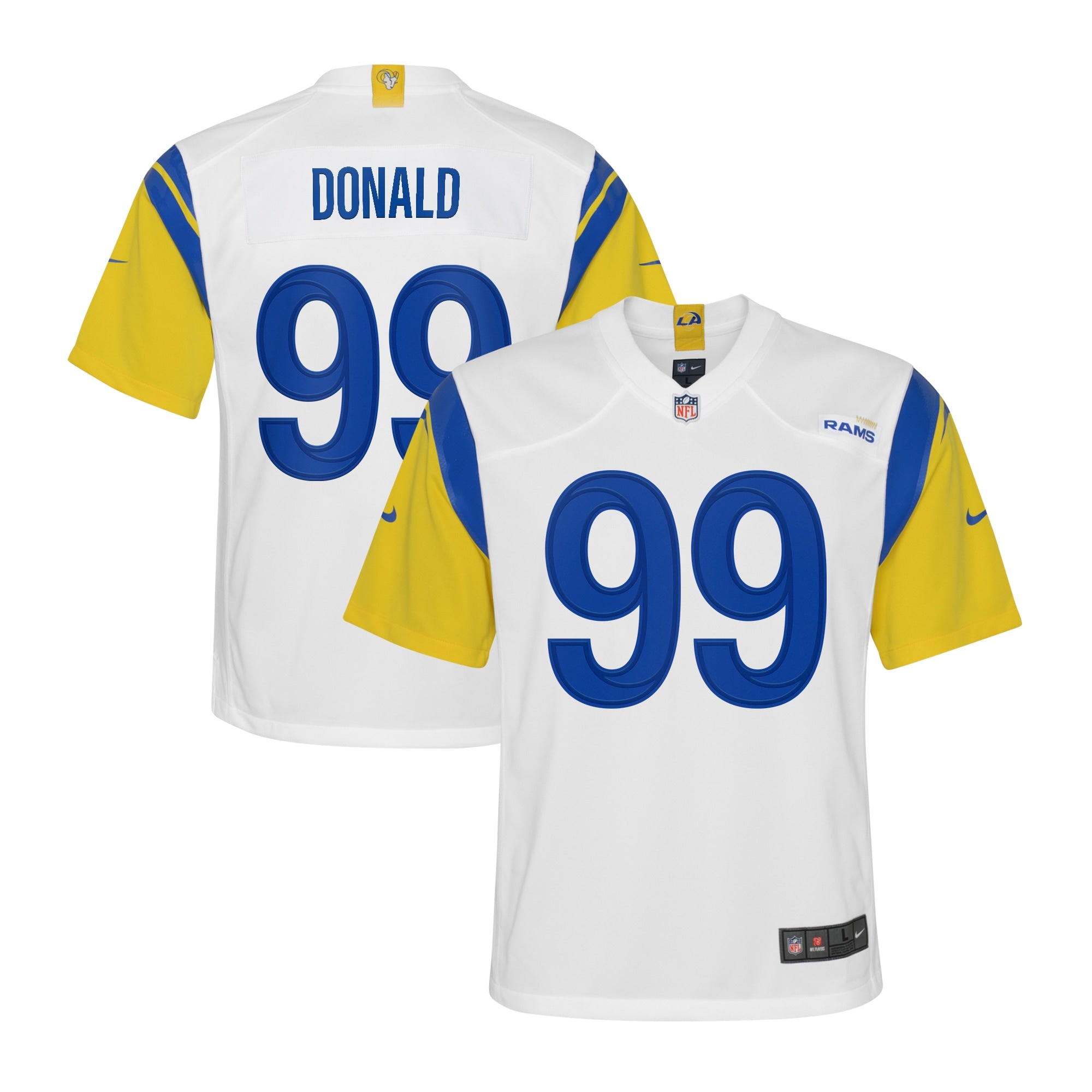 Aaron Donald Los Angeles Rams Nike Youth Game Jersey - Royal/White