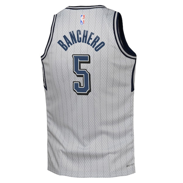 Paolo Banchero Orlando Magic Nike Youth 2024/25 Swingman Player Jersey - City Edition - Silver