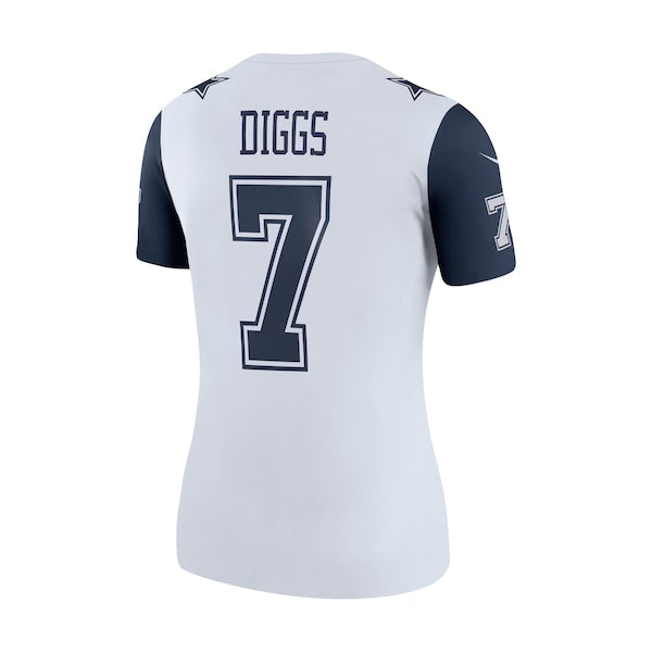 Trevon Diggs Dallas Cowboys Nike Women's Alternate Legend Jersey - White/Navy