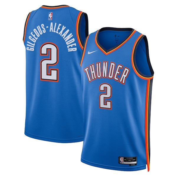 Shai Gilgeous-Alexander Oklahoma City Thunder Nike Unisex Swingman Jersey - Icon Edition - Blue