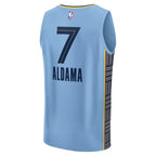 Santi Aldama Memphis Grizzlies  Fast Break Replica Player Jersey - Statement Edition - Light Blue