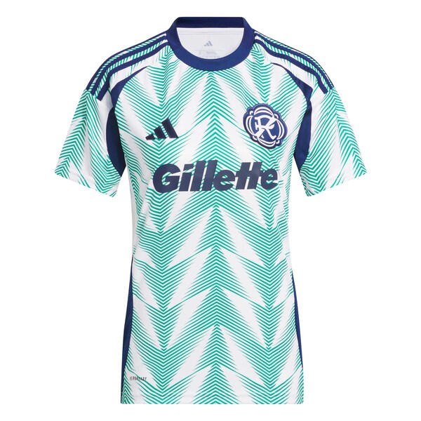 New England Revolution adidas Women's 2025 Eastern White Pine x Flag of New England Replica Jersey - White