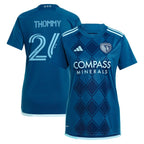 Erik Thommy Sporting Kansas City adidas Women's 2024 Diamonds Our Forever Replica Player Jersey – Navy