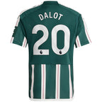 Diogo Dalot Manchester United adidas Youth 2023/24 Away Replica Player Jersey - Green
