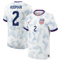 Trinity Rodman USMNT Nike Youth 2025 Home Replica Player Jersey - White