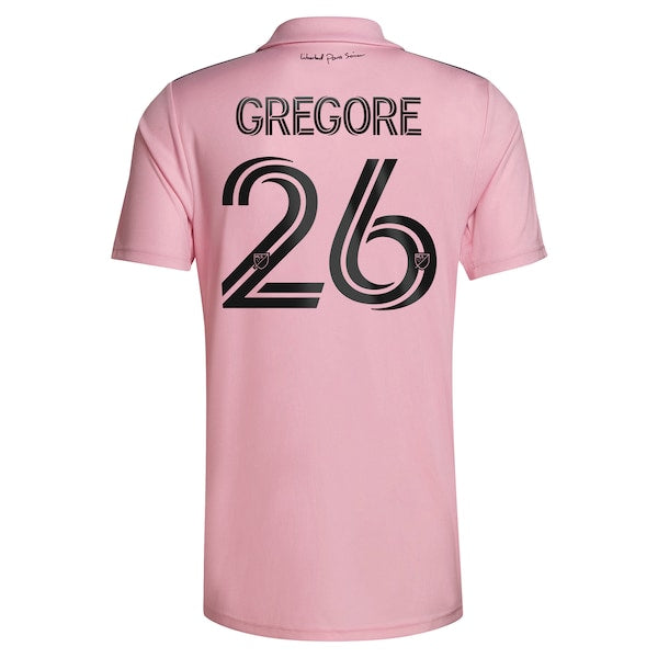 Gregore Inter Miami CF adidas 2022 The Heart Beat Kit Replica Team Player Jersey - Pink