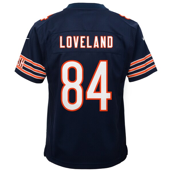 Colston Loveland Chicago Bears Nike Youth Team Game Jersey - Navy