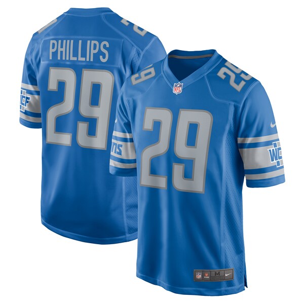 Darius Phillips Detroit Lions Nike  Game Jersey -  Blue