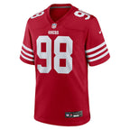 Mykel Williams San Francisco 49ers Nike 2025 NFL Draft First Round Pick No. 11 Game Jersey - Scarlet