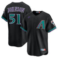 Randy Johnson Arizona Diamondbacks Nike Throwback Cooperstown Collection Limited Jersey - Black/Cream