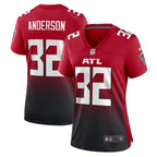 Jamal Anderson Atlanta Falcons Nike Women's Retired Game Jersey - Red/Black