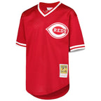 Barry Larkin Cincinnati Reds Youth Cooperstown Collection Mesh Batting Practice Jersey - Red