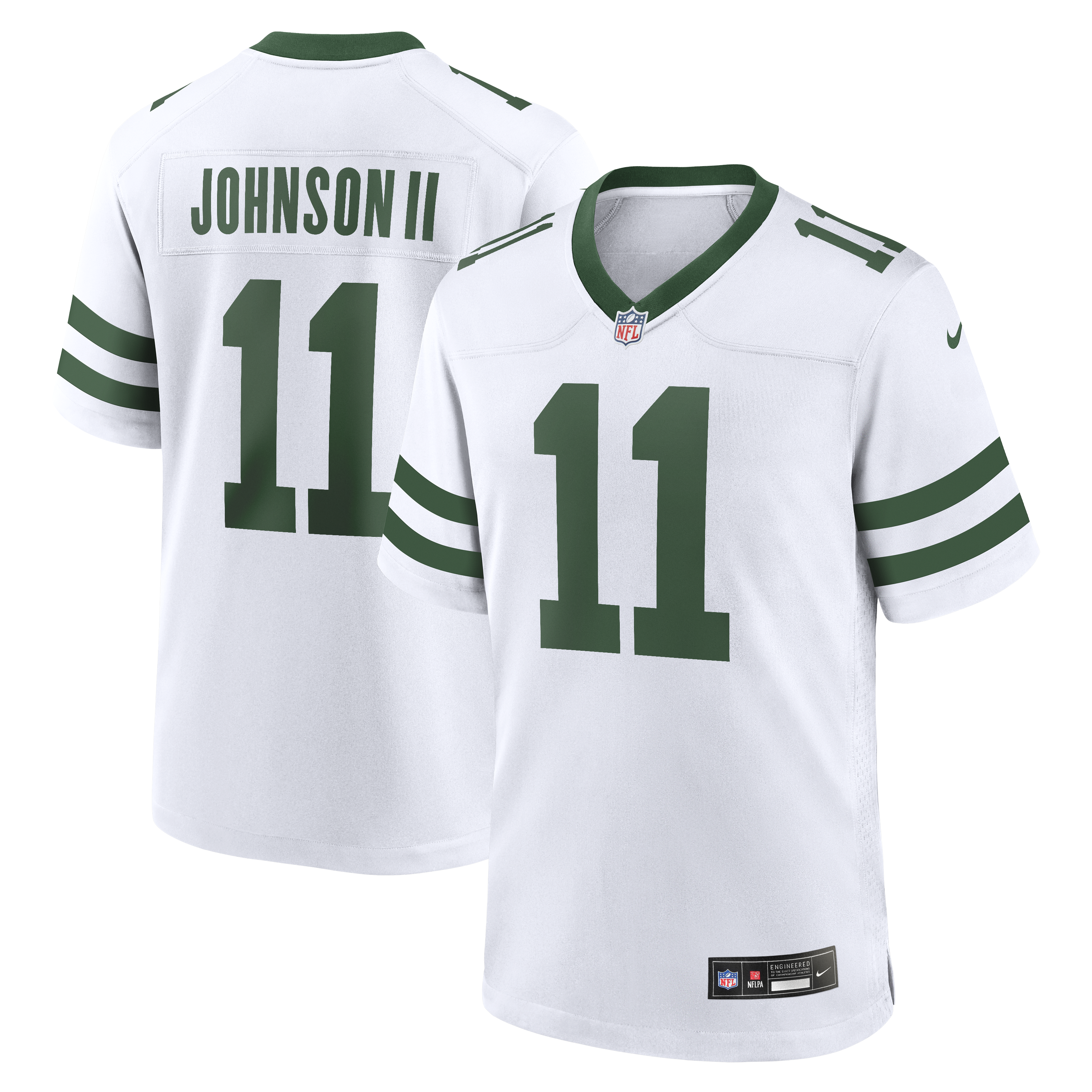 Jermaine Johnson II New York Jets Nike Game Jersey - Gotham Green/White