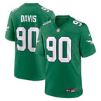 Jordan Davis Philadelphia Eagles Nike Alternate Game Jersey - Kelly Green