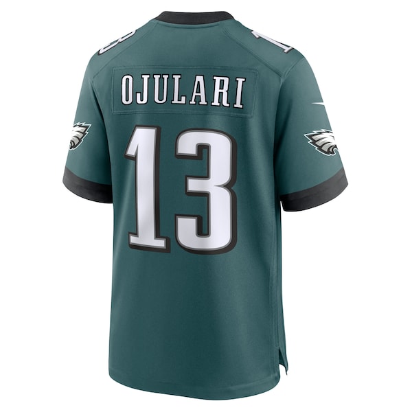 Azeez Ojulari Philadelphia Eagles Nike Team Game Jersey - Midnight Green
