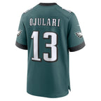 Azeez Ojulari Philadelphia Eagles Nike Team Game Jersey - Midnight Green