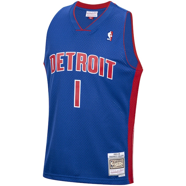 Chauncey Billups Detroit Pistons 2003/04 Hardwood Classics Swingman Jersey - Royal