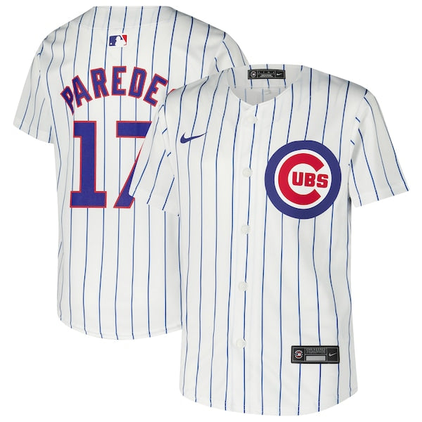Isaac Paredes Chicago Cubs Nike Youth Home Player Game Jersey - White