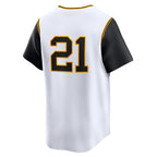 Roberto Clemente Pittsburgh Pirates Nike Throwback Cooperstown Limited Jersey - White/Gray