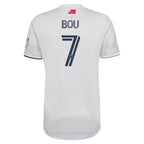 Gustavo Bou New England Revolution adidas 2022 The Fort Authentic Player Jersey - White