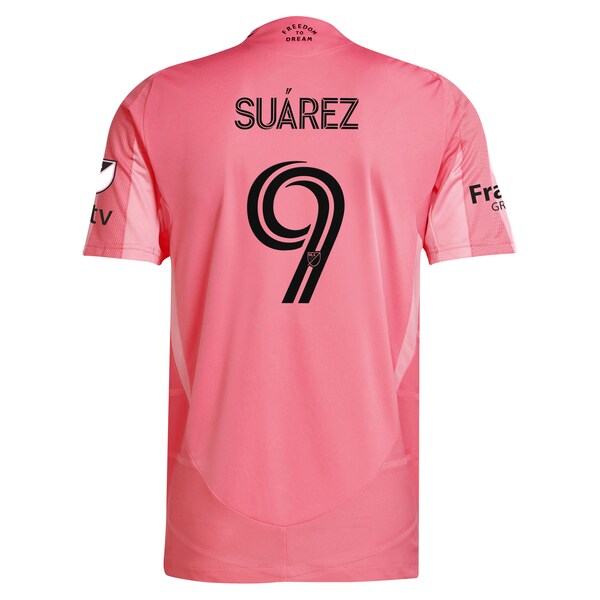 Luis Suárez Inter Miami CF adidas 2025 Euforia Authentic Player Jersey - Light Pink
