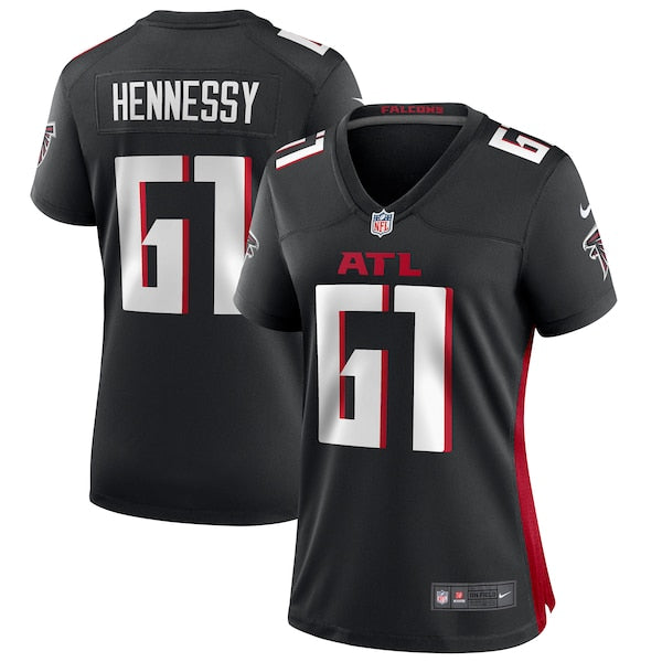 Matt Hennessy Atlanta Falcons Nike Women's Game Jersey - Black