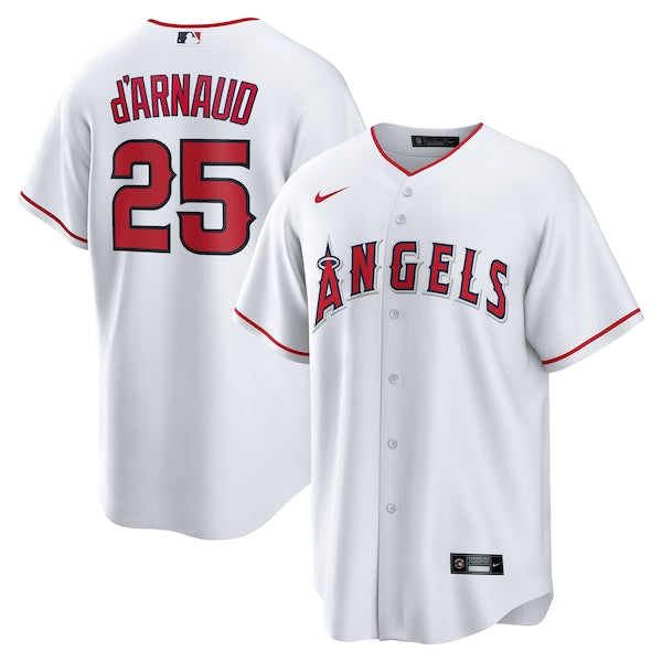 Travis d'Arnaud Los Angeles Angels Nike Home Replica Jersey - White