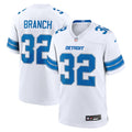 Brian Branch Detroit Lions Nike White Game Jersey -  White/Blue