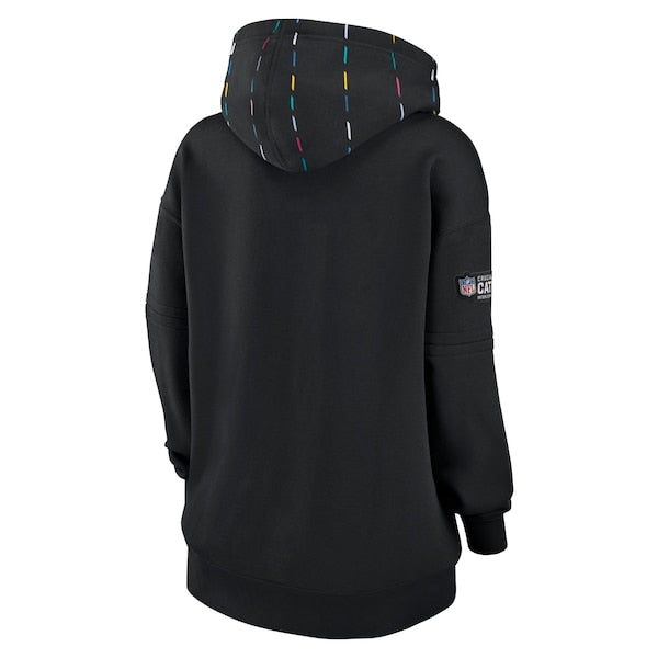 Cleveland Browns Nike Women's 2023 NFL Crucial Catch Club Pullover Hoodie - Black