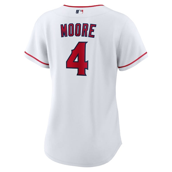 Christian Moore Los Angeles Angels Nike Women's Home Replica Jersey - White